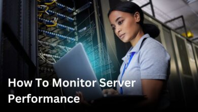 how to monitor server performance